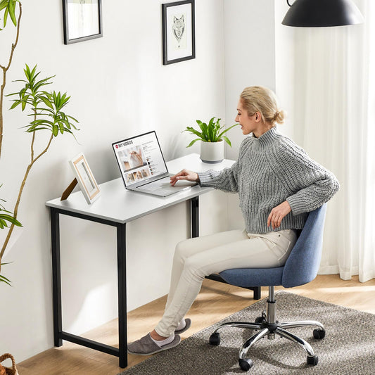 Sweetcrispy GDZ-31IN-BKWT 81.3cm Small Computer Desk White and Black