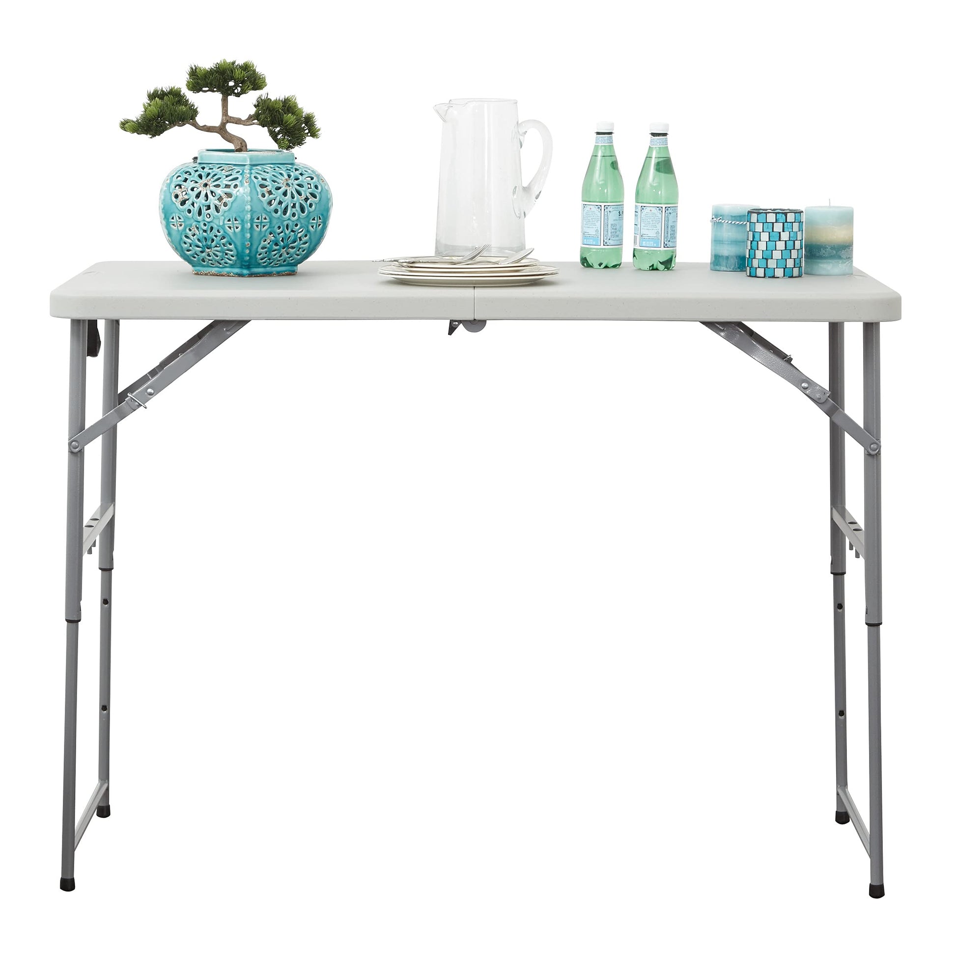 Office Star Products BT04FA 121.9cm Folding Table Light Gray